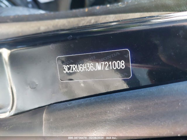 Honda HR-V LX 2018 3CZRU6H36JM721008 Image 9