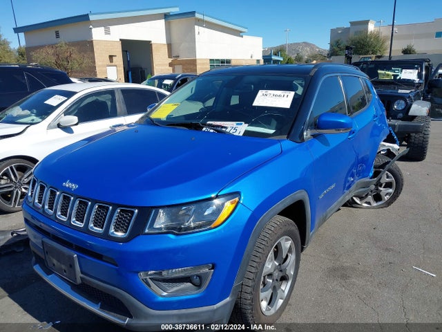 2019 JEEP COMPASS LIMITED 4X4 VIN: 3C4NJDCB0KT596076