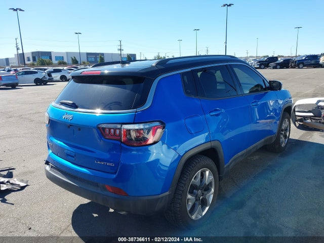 2019 JEEP COMPASS LIMITED 4X4 VIN: 3C4NJDCB0KT596076