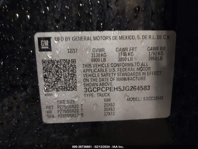 Chevrolet Silverado 1500 Custom 2018 3GCPCPEH5JG264583 Image 9
