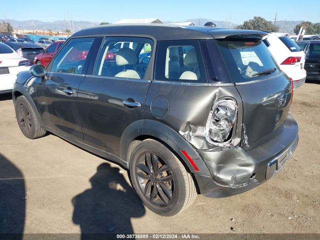 2012 MINI COOPER COUNTRYMAN WMWZB3C58CWM30934 Photo 2