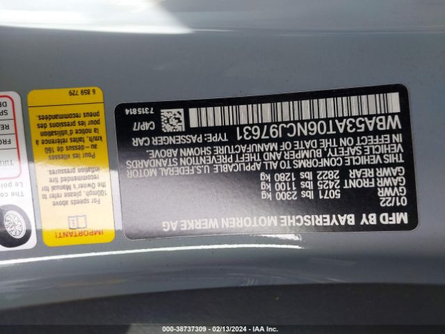 WBA53AT06NCJ97631 BMW M440I