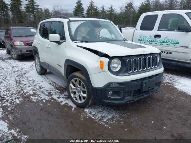 Auction sale of the 2017 Jeep Renegade Latitude 4x4, vin: ZACCJBBB7HPF04622, lot number: 38737591