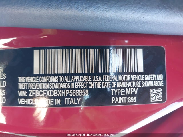 2017 FIAT 500X ZFBCFXDBXHP568858 Photo 8