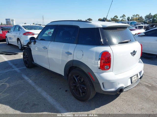 2012 MINI COOPER S COUNTRYMAN WMWZC3C5XCWM26753 Photo 2