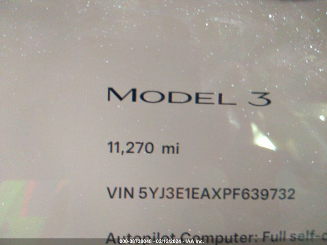 Tesla Model 3 Rear-wheel Drive 2023 5YJ3E1EAXPF639732 Image 15