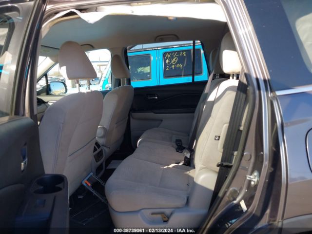 5FNYF5H3XGB038277 Honda Pilot Ex