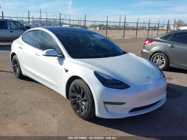 2023 Tesla Model 3 Rear-wheel Drive მანქანა იყიდება აუქციონზე, vin: 5YJ3E1EA7PF606686, აუქციონის ნომერი: 38739065