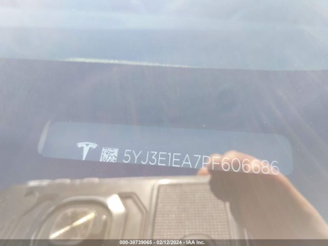 5YJ3E1EA7PF606686 Tesla Model 3 Rear-wheel Drive