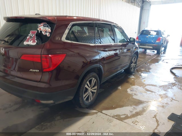 Honda Pilot Ex-l 2017 5FNYF6H56HB046238 Image 4