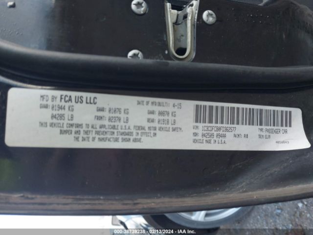 1C3CDFCB0FD362577 Dodge Dart Limited