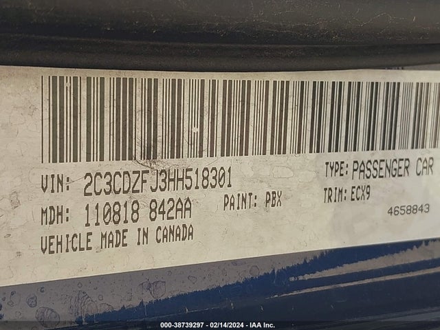 Dodge Challenger R/t Scat Pack 2017 2C3CDZFJ3HH518301 Image 9