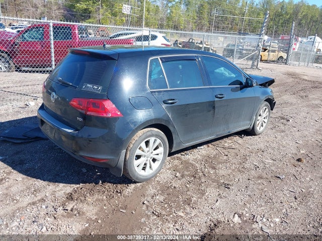 3VW2A7AU0FM047564 Volkswagen Golf Tdi S 4-door