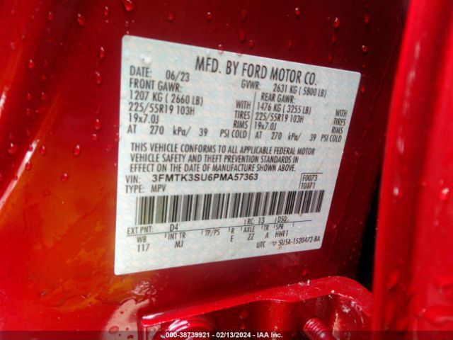 3FMTK3SU6PMA57363 Ford Mustang Mach-e Premium