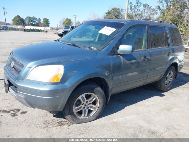 2005 HONDA PILOT EX-L VIN: 2HKYF18525H515227