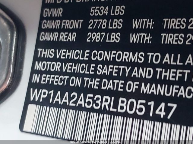 WP1AA2A53RLB05147 Porsche Macan T