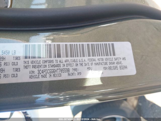 3C4PDCGG6HT705598 Dodge Journey Crossroad