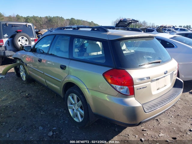 2008 SUBARU OUTBACK 2.5I/2.5I L.L. BEAN EDITION VIN: 4S4BP61C987355425