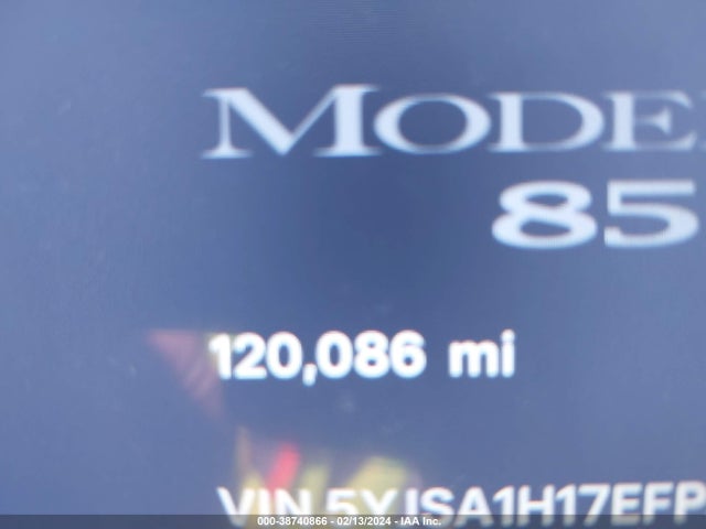 5YJSA1H17EFP30361 Tesla Model S P85
