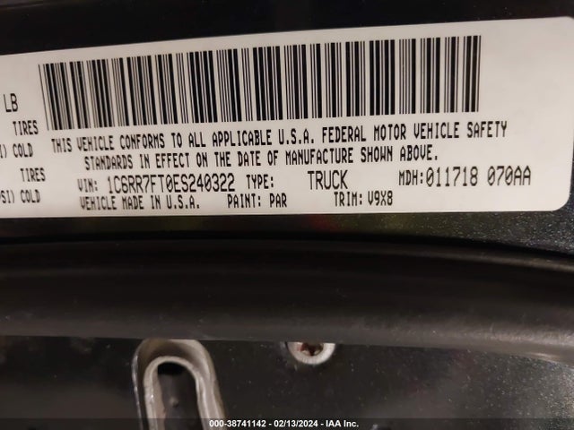 RAM 1500 Express 2014 1C6RR7FT0ES240322 Image 9