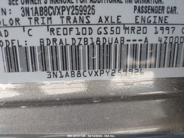 Nissan Sentra Sv Xtronic Cvt 2023 3N1AB8CVXPY259926 Image 9