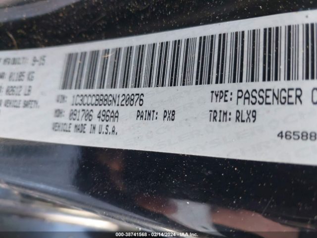 1C3CCCBB8GN120876 Chrysler 200 S