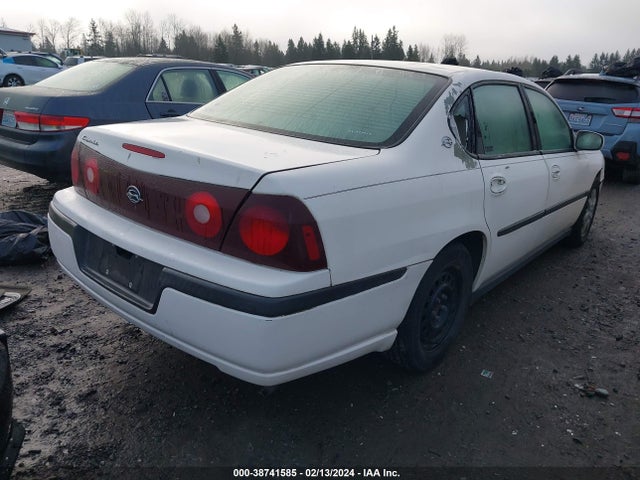 2002 CHEVROLET IMPALA VIN: 2G1WF52E829139647
