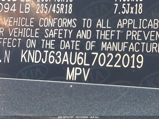 KIA Soul Gt-line 2020 KNDJ63AU6L7022019 Image 9