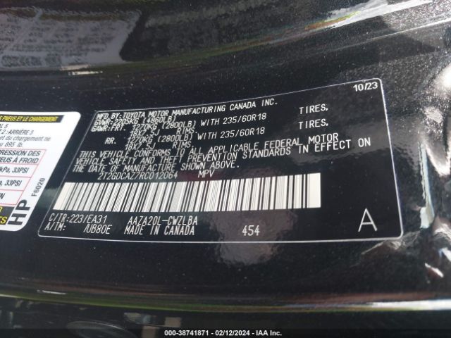 2T2GDCAZ7RC012064 Lexus Nx 250 Premium