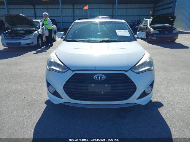 2013 HYUNDAI VELOSTER TURBO W/BLACK VIN: KMHTC6AE9DU101260