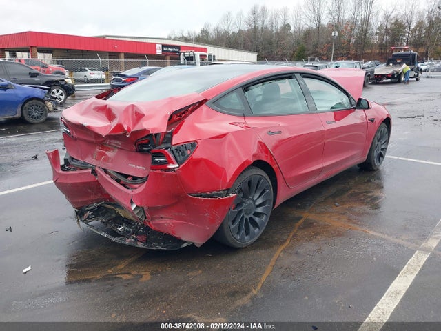 5YJ3E1EC3NF130323 Tesla Model 3 Performance Dual Motor All-wheel Drive