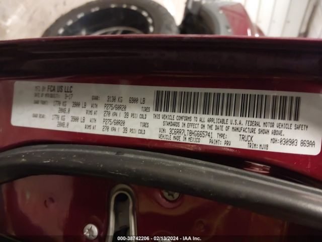 2017 RAM 1500 3C6RR7LT8HG665741 Photo 8