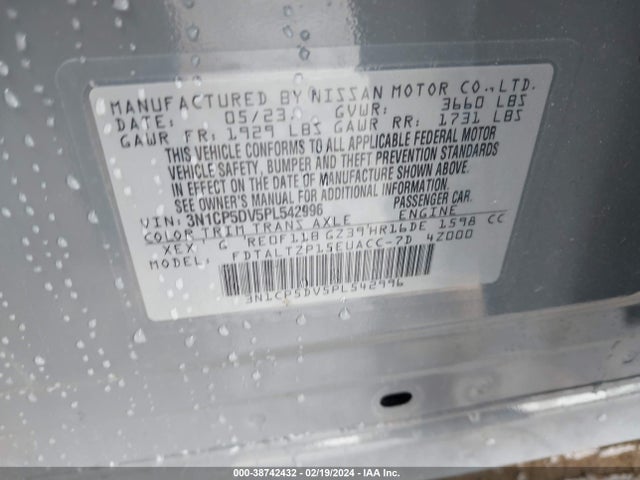 Nissan Kicks Sr Xtronic Cvt 2023 3N1CP5DV5PL542996 Image 9