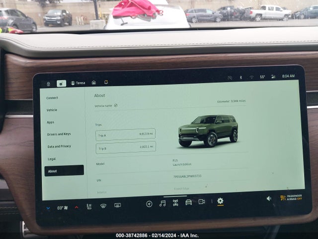 Rivian R1s Launch Edition 2023 7PDSGABL2PN003733 Image 7
