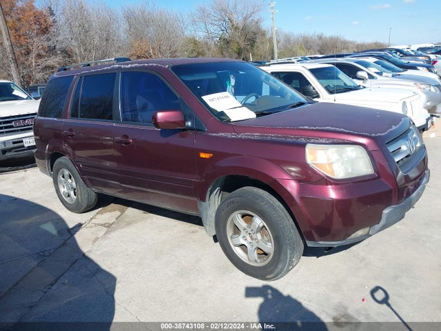 2007 HONDA PILOT EX-L VIN: 5FNYF28677B044210