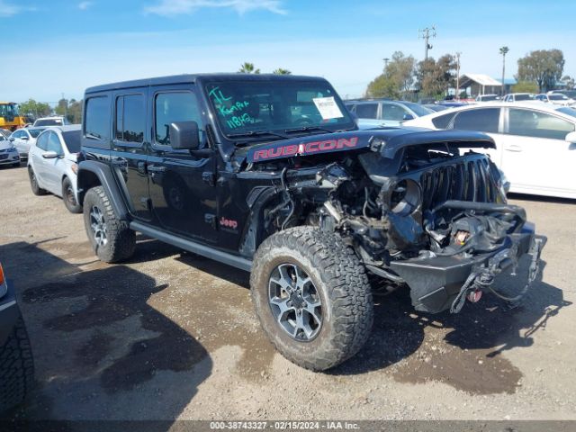 Auction sale of the 2021 Jeep Wrangler Unlimited Rubicon 4x4, vin: 1C4HJXFGXMW668694, lot number: 38743327