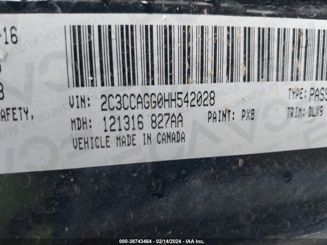 Chrysler 300 300s 2017 2C3CCAGG0HH542028 Image 9
