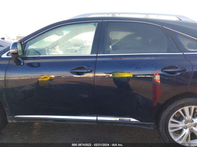 2010 LEXUS RX 450H VIN: JTJBC1BA9A2010539