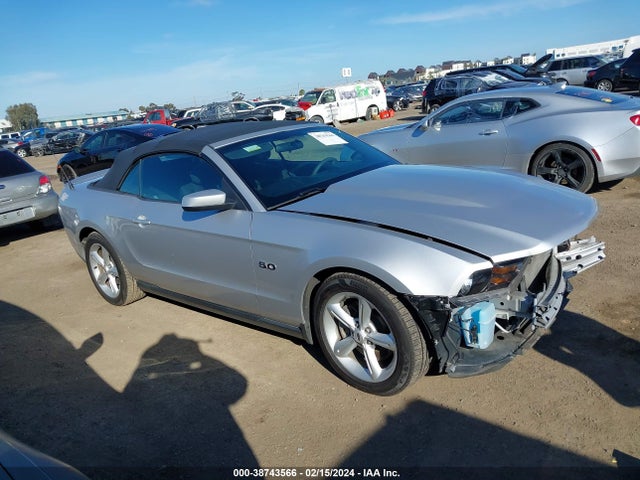 2012 FORD MUSTANG GT VIN: 1ZVBP8FF2C5243781