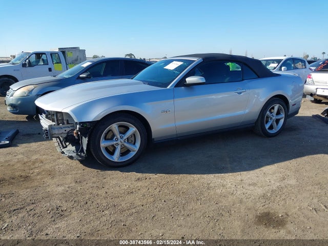 2012 FORD MUSTANG GT VIN: 1ZVBP8FF2C5243781
