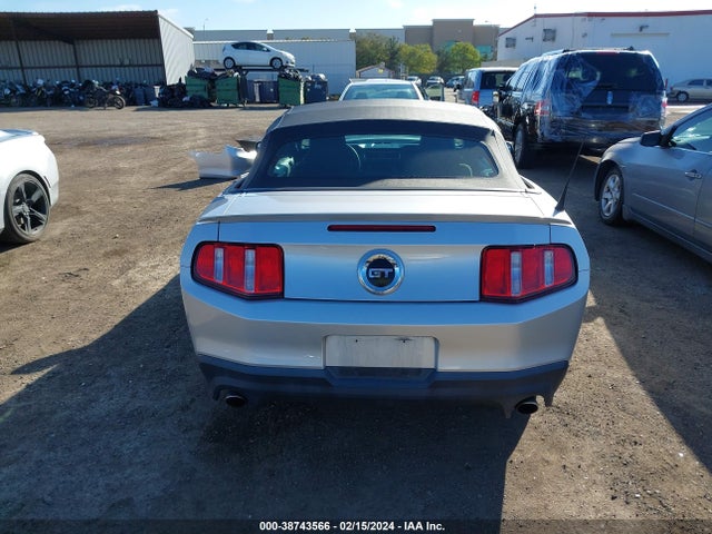 2012 FORD MUSTANG GT VIN: 1ZVBP8FF2C5243781