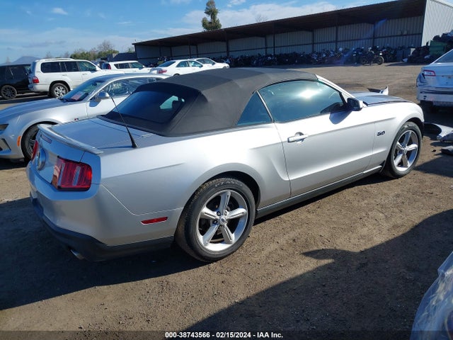 2012 FORD MUSTANG GT VIN: 1ZVBP8FF2C5243781