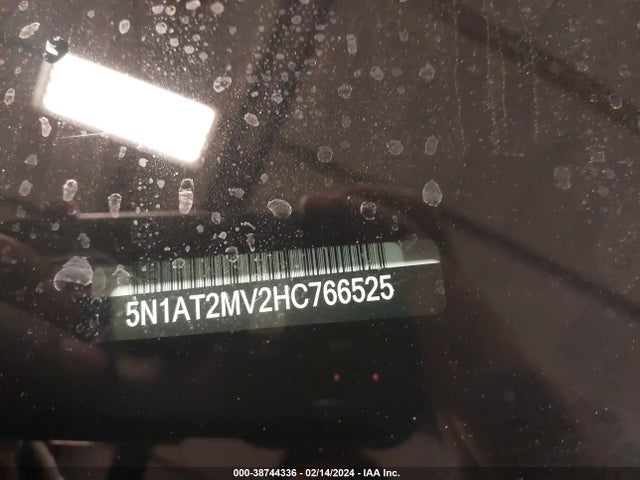 2017 NISSAN ROGUE SV VIN: 5N1AT2MV2HC766525