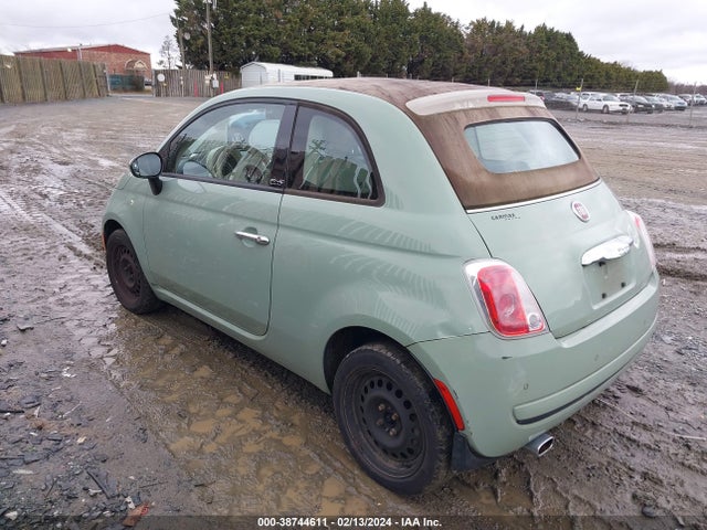 2013 FIAT 500C 3C3CFFDR9DT522954 Photo 2