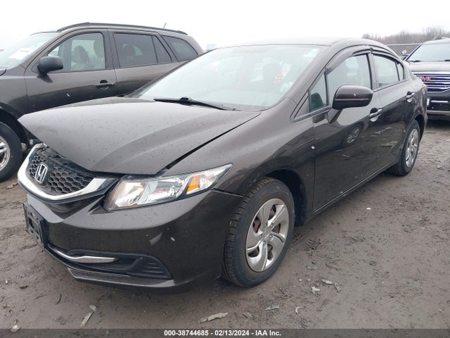 Honda Civic Lx 2014 2HGFB2F51EH505312 Image 2
