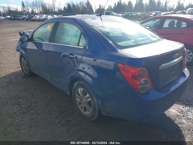Chevrolet Sonic Lt Auto 2014 1G1JC5SH7E4224029 Image 3