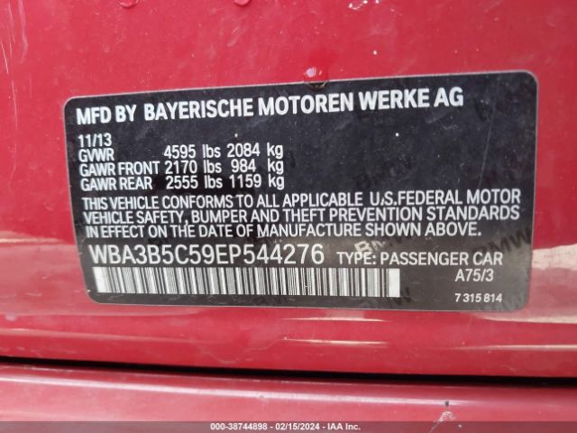WBA3B5C59EP544276 BMW 328i Xdrive