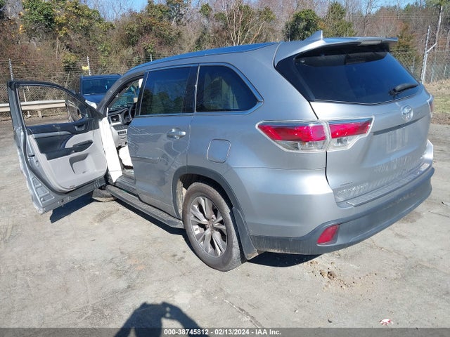 Toyota Highlander Xle V6 2015 5TDJKRFH9FS144653 Image 3