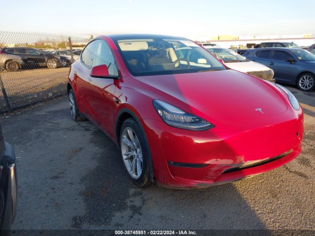 Продаж на аукціоні авто 2021 Tesla Model Y Long Range Dual Motor All-wheel Drive, vin: 5YJYGDEE4MF087614, номер лоту: 38745951