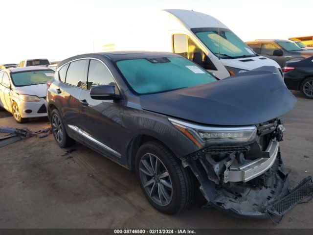 38746500 :رقم المزاد ، 5J8TC1H52KL019565 vin ، 2019 Acura Rdx Technology Package مزاد بيع